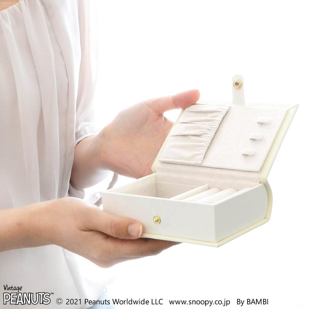 SNOOPY Jewelry Accessory Box Case Storage [SNOOPY] Women's