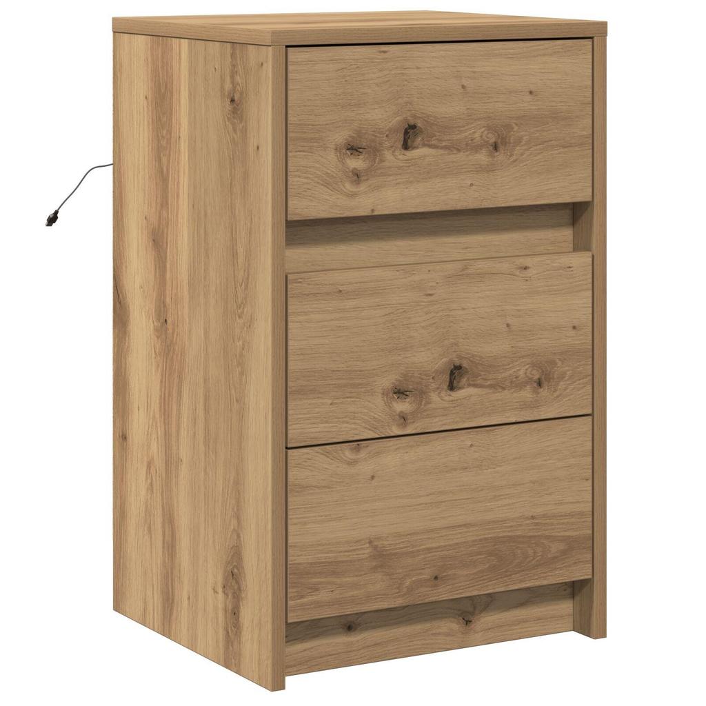 Modern Bedroom Nightstand, Stylish Multifunctional Drawer Cabinet, Living Room Side Cabinet, 38 X 34 X 61 Cm