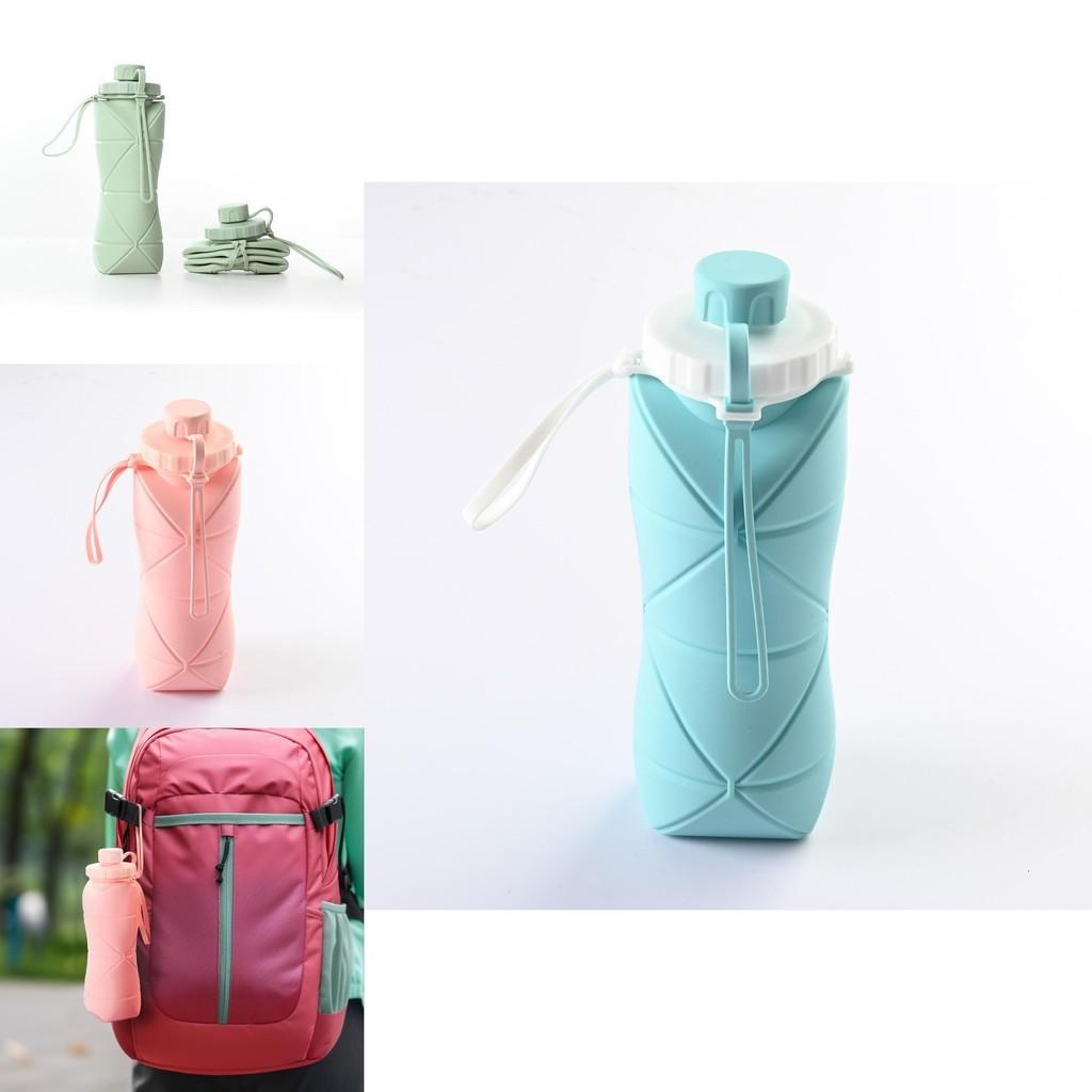 Portable Telescopic Folding Cup For Outdoor Travel Sports Heat Resistant Silicone Material