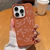 Cute Pink Star Bow Lichee leather pattern Phone Case For Samsung S25 S24 S23 S22 S21 S20 S10 Plus FE Ultra 4G 5G Shockproof
