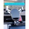 Metal Car Phone Holder Does Not Block Air Conditioning Air Outlet Fixed Navigation Support Horizontally and Vertically In Car