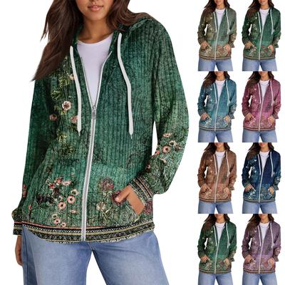 Sudaderas con capucha para mujer Tops de moda Casual Otoño Moda Sudadera de manga larga con bolsillos Jersey Ligero