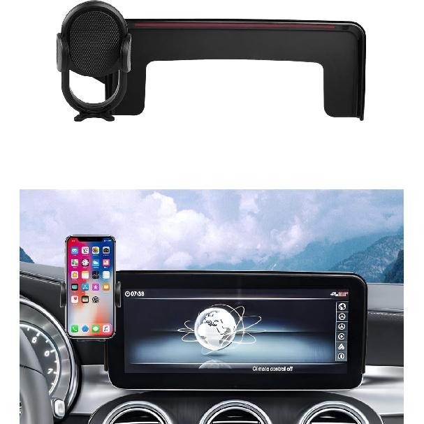 Autorder Custom Fit for Car Phone Holder 2019-2022 Mercedes-Benz C-Class GLC/2021 2022 V-Class Accessories Phone Mount 10.25" Screen Cell Phone