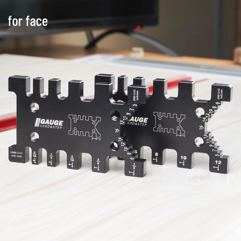 

Деревообрабатывающий разметочный инструмент для шипов и прижимной блок