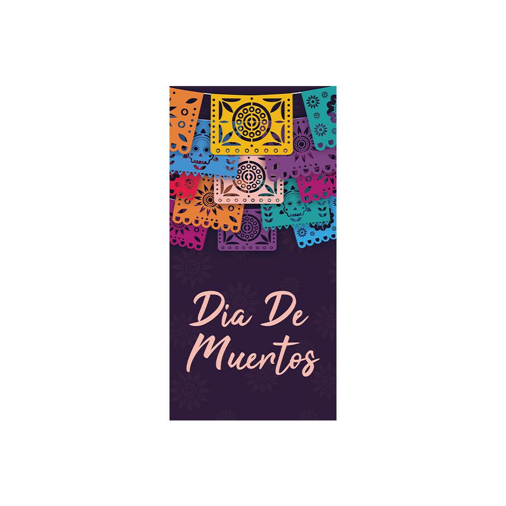 Day of the Dead Festival Polyester Door Banner - Customizable Party Decoration