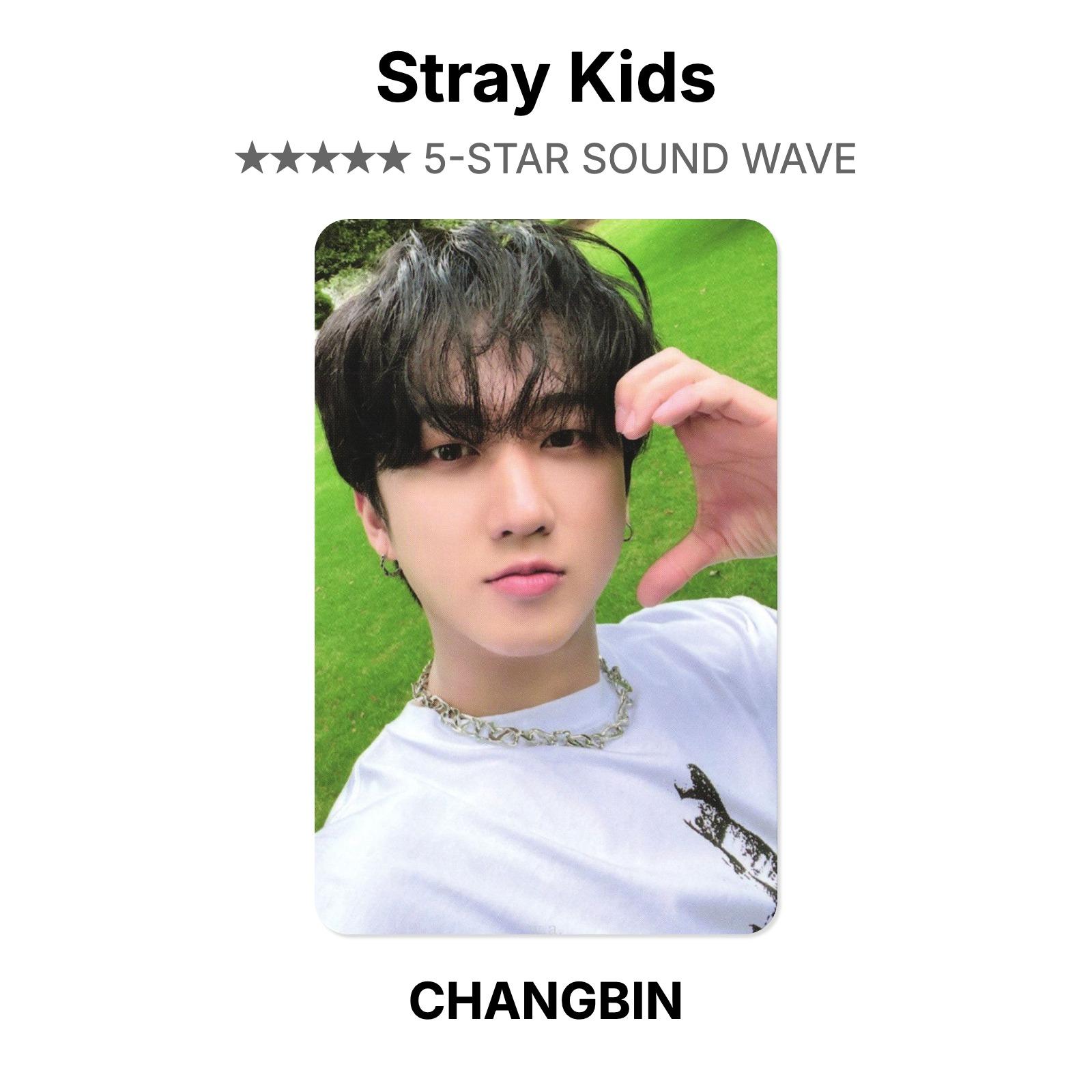 Stray Kids 5-STAR SOUND WAVE Official Photocard CHANGBIN 03