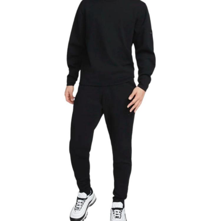 Nike Sweatshirts Men's Black Crew Neck Moderate Regular DV9975-010