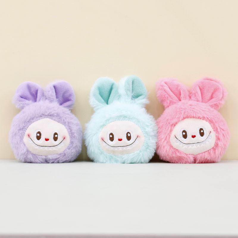 Adorable Bunny Plush Keychain Super Soft Short Plush Stuffed Animal Toy
