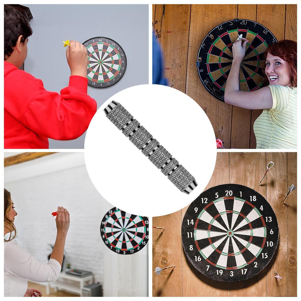 Dartbox Replacement Pack Replacement Barrels Non-Slip Balanced Professional Barrels Iron Dartbox Head for Kids Adults Home