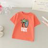 Summer Cartoon Printed Children's Short Sleeved Fashionable Round Neck Loose Top T-shirt Children's Clothing