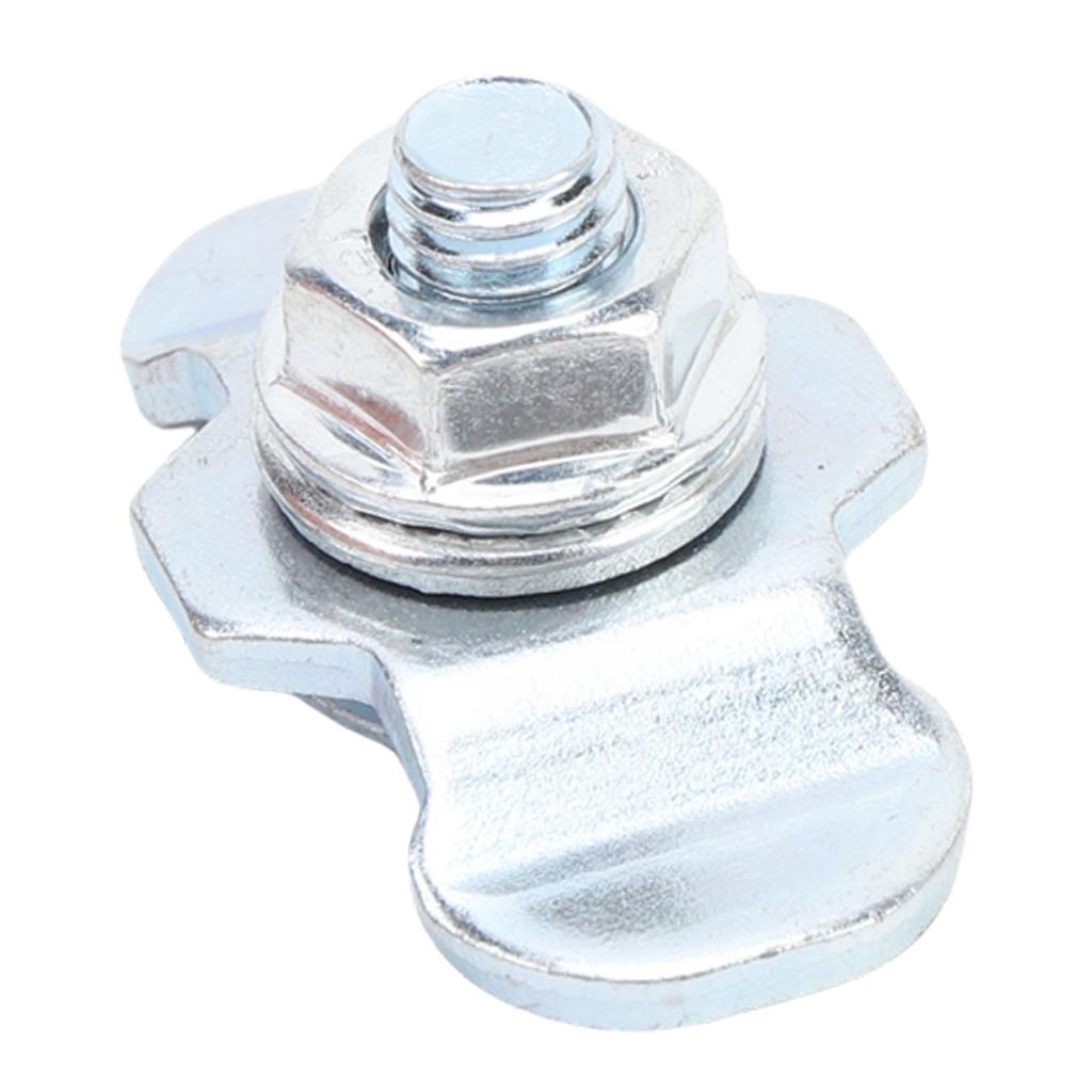 10pcs L Track Double Lug Threaded Stud Nut Fitting Zinc Plated L Track Rail Threaded Stud Fittings Tie Down for Van