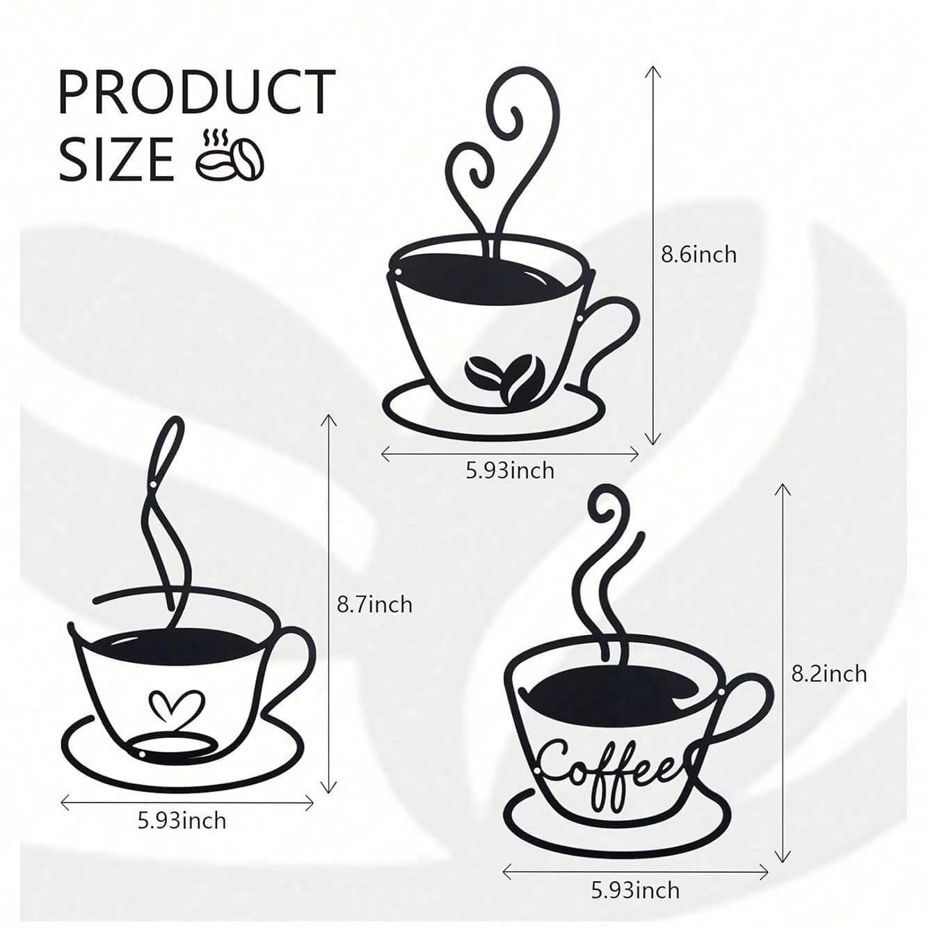 

Iron Wall Art Decorative Plaque Sign Home Office Kitchen Decor різнокольоровий