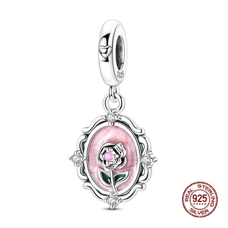 Original Charm Copper Fruit Four-Leaf Clover Series Charm Bead Fit 3Mm Original Bracelet For Women Diy Jewelry Gift