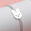 [As Little] Children's Silver Bracelet Toddler Kids Silver 925 Rabbit Gift