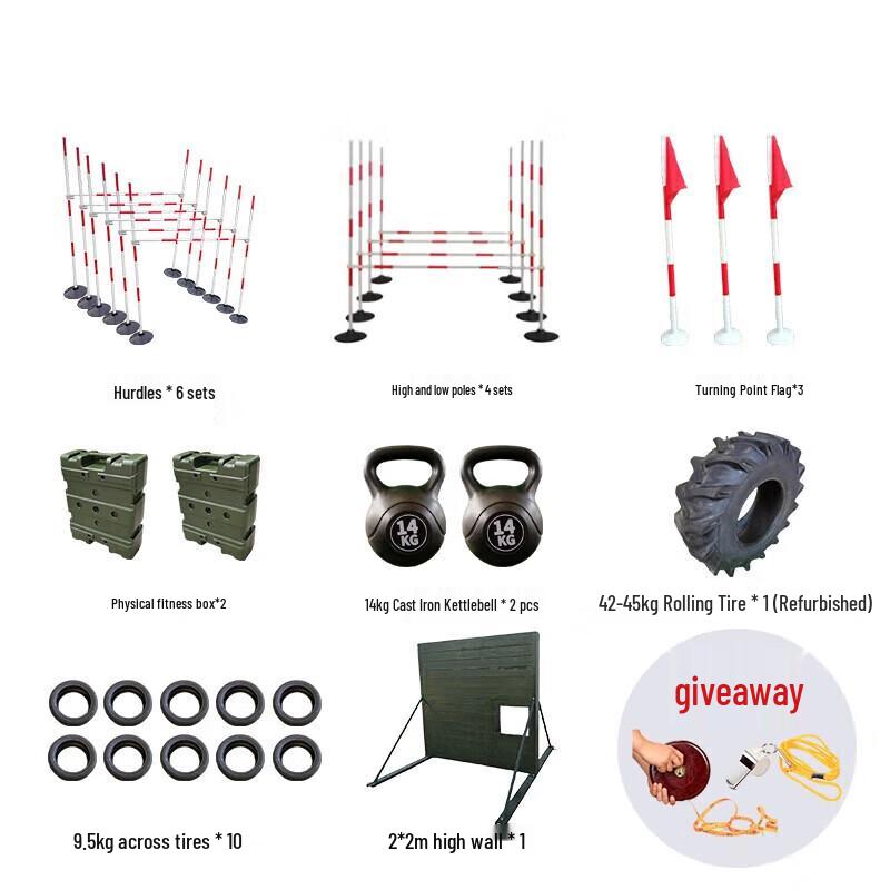Pantu Outdoor Obstacle Course Training Set