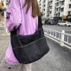 Denim Bag Women's Shoulder Shopping Bag College Student Large Capacity Class Bag