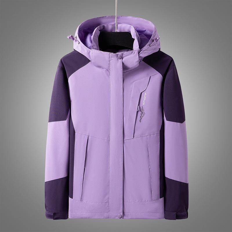 Womens Outdoor Use Autumn and Winter Jacket Three-in-one Spring and Autumn Style