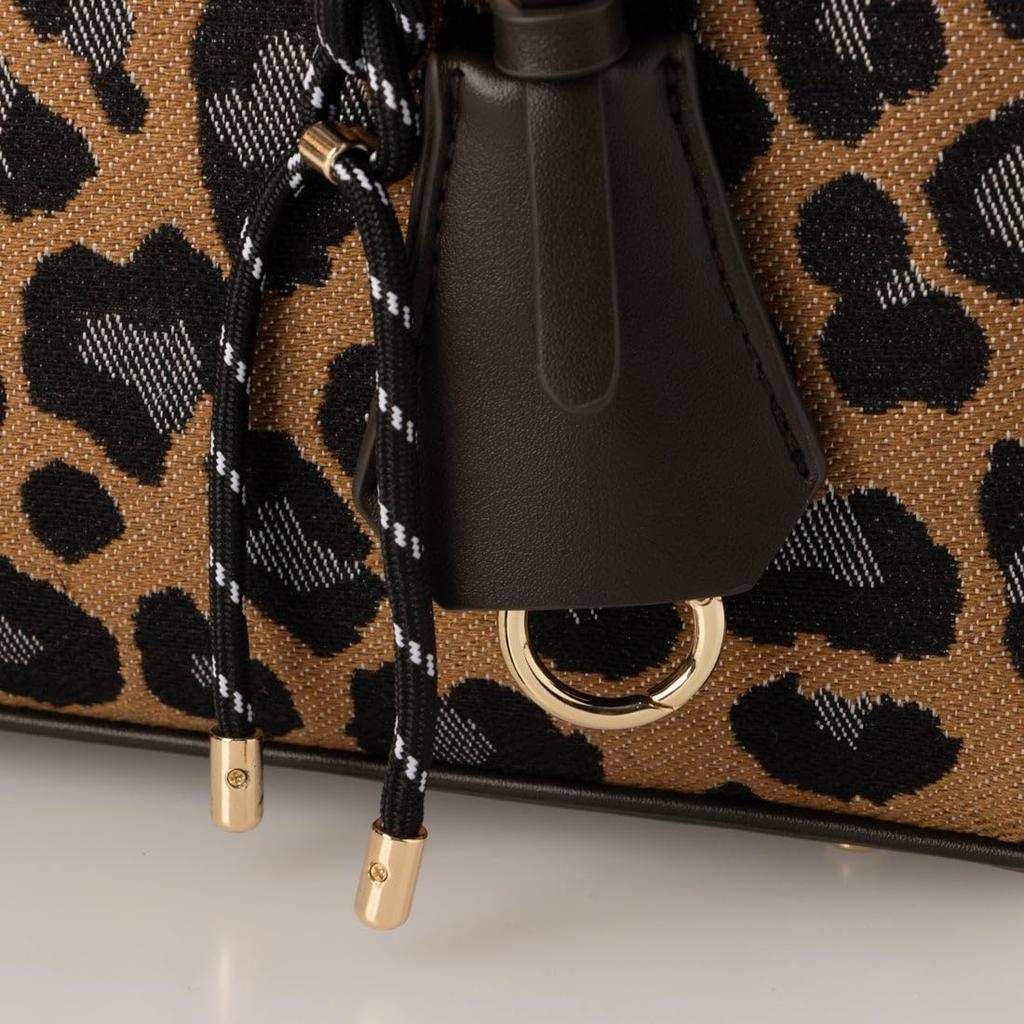 Kashkash Women's Horizontal Boston Bag with Charm, 10-00-02970, LEO