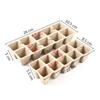 5Pcs 10 Cell Seed Starter Tray Biodegradable Pulp Seedling Cup Garden Nursery Pots Plant Seedling Germination Cultivation Tool