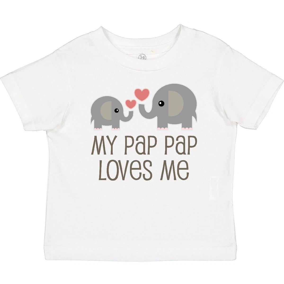 Inktastic My Pap Pap Grandpa Loves Me Baby T-Shirt Pappap Grandfather From Tees 100