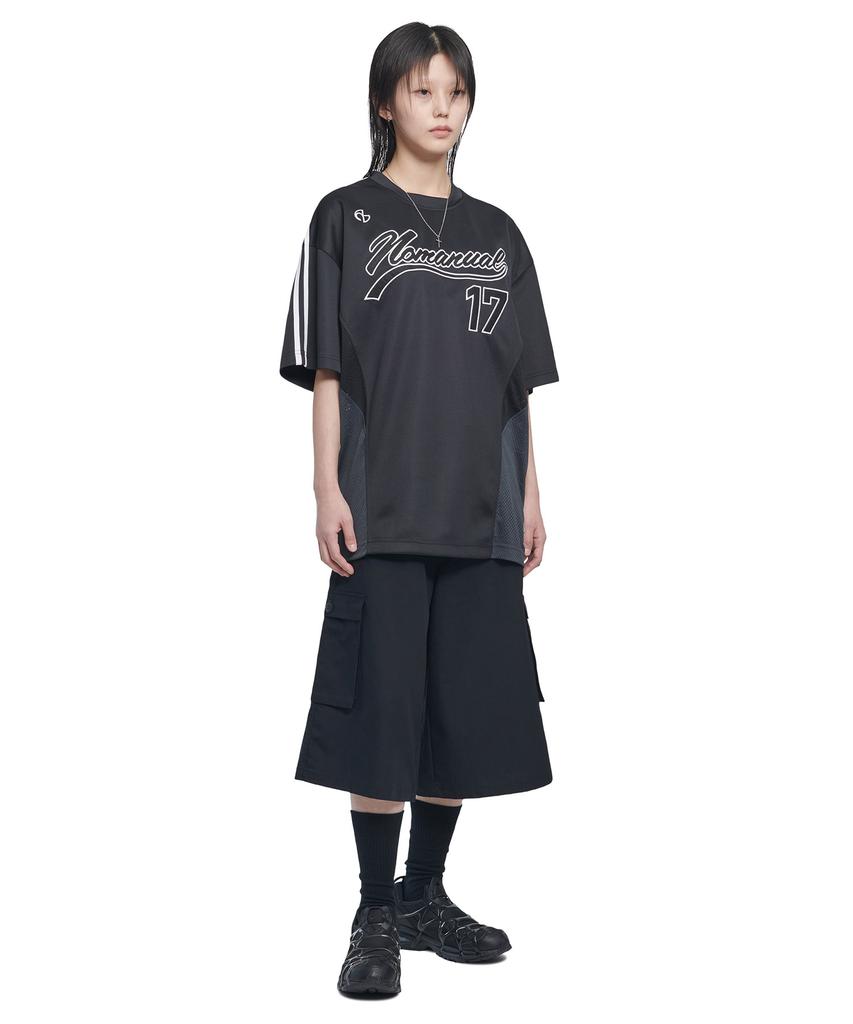 Nomaenyueol D.P Cargo Bermuda Pants - Black
