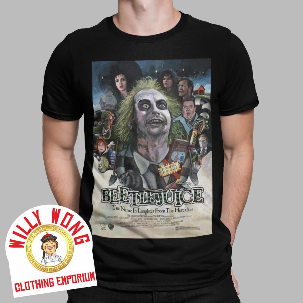 

Beetlejuice T-Shirt 80s Comedy Retro Movie Tee Classic Vintage Gift Japan Poster Unisex T-Shirt S