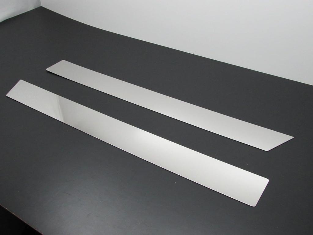 BRIGHTZ Serena C25 Super Mirror Finish Stainless Steel Plated Side Door Panel 2PC Type B SID-MOL-044
