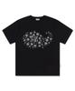 Escape From Star Whale Print Oversized Short Sleeve T-Shirt Black
