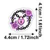 50 Purple Gothic Graffiti Stickers Handbook Decoration Waterproof Cute Cartoon Stickers Material Stickers