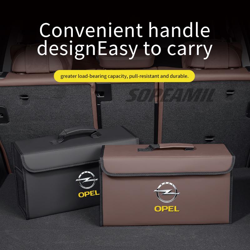 For Opel OPCline ASTRA CORSA INSIGNIA MOKKA VECTRA ZAFIRA GTC Tigra Car Trunk Organizer Box Tailbox Stowing Tidying Storage Bag
