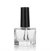 New Design 10ML  Empty Luxury Glass Square Nail Polish Bottle With Brush