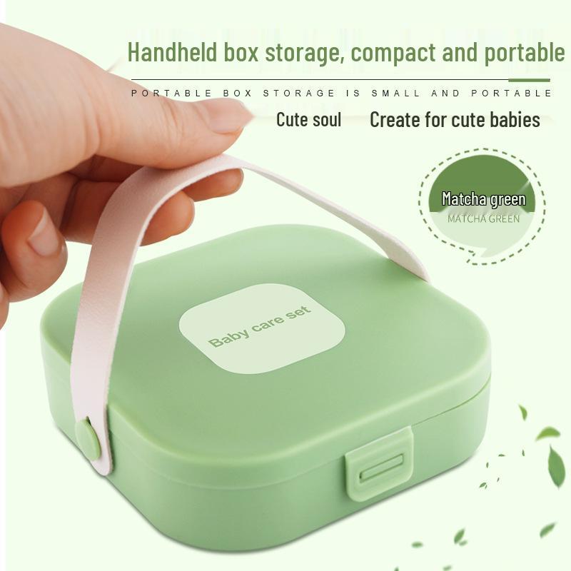 Portable Baby Nail Care Set: Clippers, Scissors, File, Ear Pick