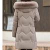Wintermäntel für Frauen mittleren Alters mit Kapuze, Kunstpelzkragen, Oberbekleidung, locker, elegant, Übergröße, lange Parkas, dicke, warme Damenjacken