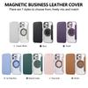 Wallet Leather Case for iPhone 16 17 Pro Max 16E Air 15 Plus 14 13 12 for Magsafe Wireless Charging Plating TPU Magnetic Cover