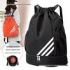 Lightweight Drawstring Backpack with Large Capacity & Wet/Dry Separation for Travel, Swimming & Basketball