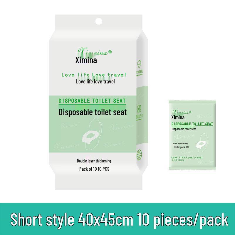 Waterproof Disposable Toilet Seat Cover - Travel & Hotel Essentials, Postpartum Use, Stain-Proof and Portable.