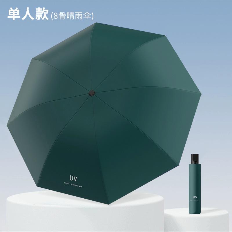 Large manual folding umbrella, men's enlarged thickened reinforced boys and women double weather and rain umbrella, wind resistance