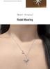 Moissanite Eight-Pointed Star Sterling Silver Necklace – Stylish & Versatile Clavicle Jewelry