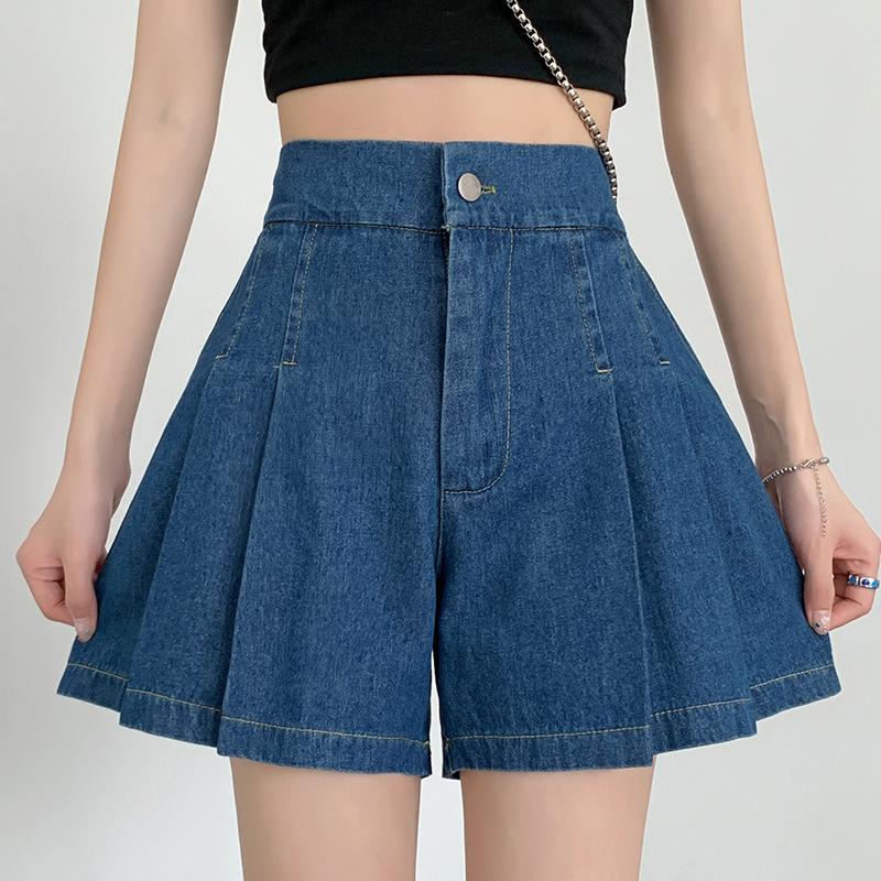 High Waist Denim Shorts for Women Short Jeans