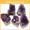 Natural Quartz Amethyst Geode Druzy Crystal Cluster Healing Specimen Decor