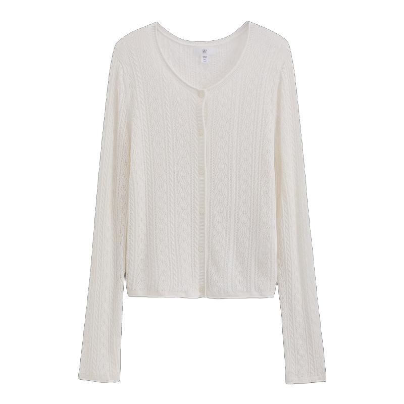 Gap Women's Hollow Knit Long Sleeve Cardigan