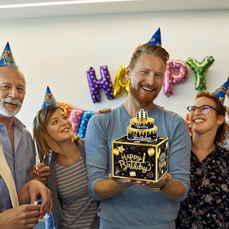 Money Pull Box Birthday Money Gift Case Birthday Surprise Money Box Cash Pull Gift Box Birthday Money Pull Box For Cash Gift