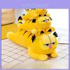Adorable Peluche de Gato Naranja Garfield Almohada Suave Relleno de Algodón PP Juguete de Animal Relleno 60cm-100cm