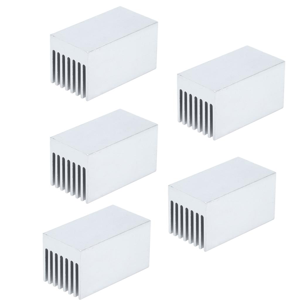 5Pcs Aluminum Heatsink Anodic Oxidation Cooling Heat Sink 51.6x28x28mm for Power Module