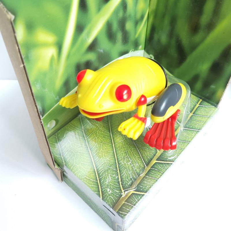 New Strange Trick Remote Control Frog Simulation Animal Model Tease Cat Tease Dog Pet Electric Children's Toys Cross Border