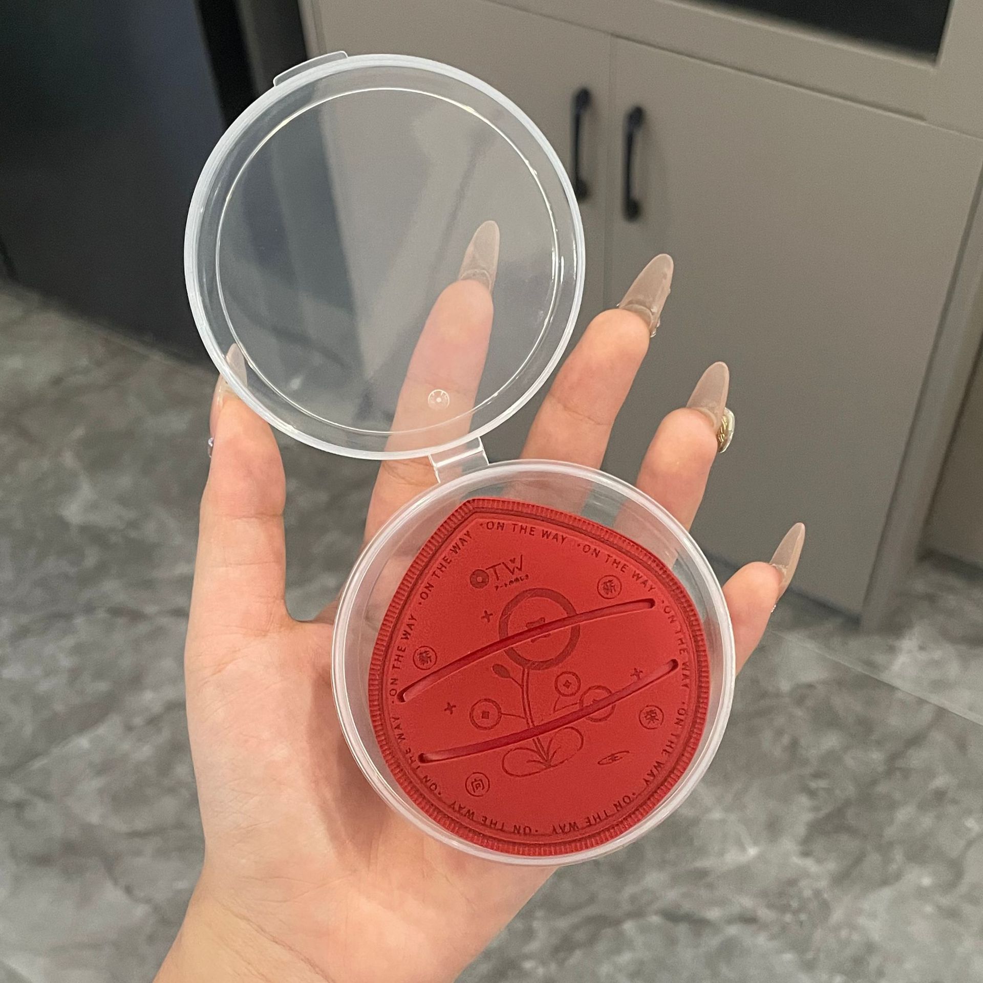 

Спонж для макияжа OTW, пуховка для растушевки тональной основы, для сухого и влажного использования, в форме капли, аппликатор для консилера storage box