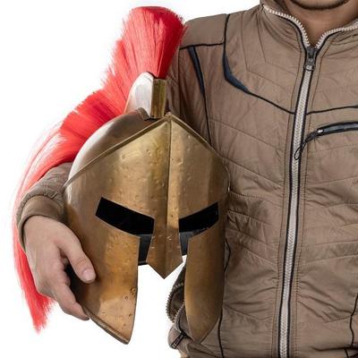 Antiguo Griego Leonidas Espartano Armadura Romana Casco Película 300 Casco Espartano Antiguo Griego