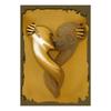 Metal Figure Statue Art Poster High Definition Printing Canvas Painting Prints Couple Sculpture Living Room Home Decor Picture