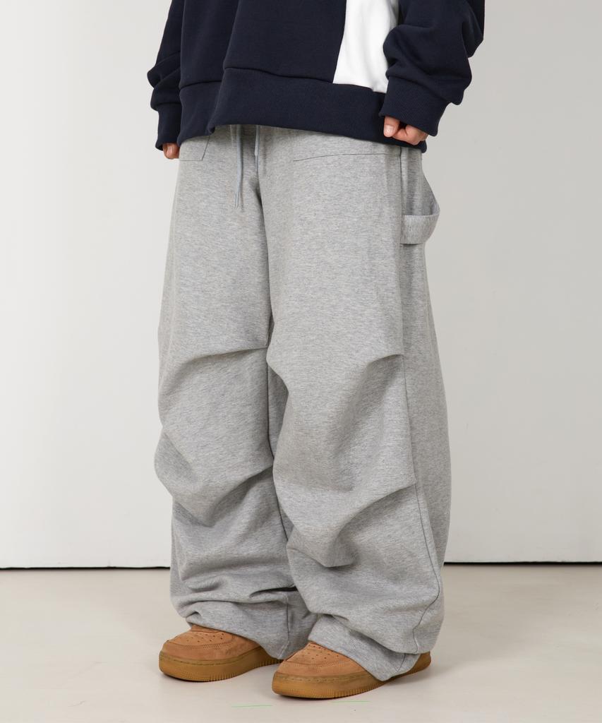 BOUNDARY Parachute Training Long Sweatpants [Gray]