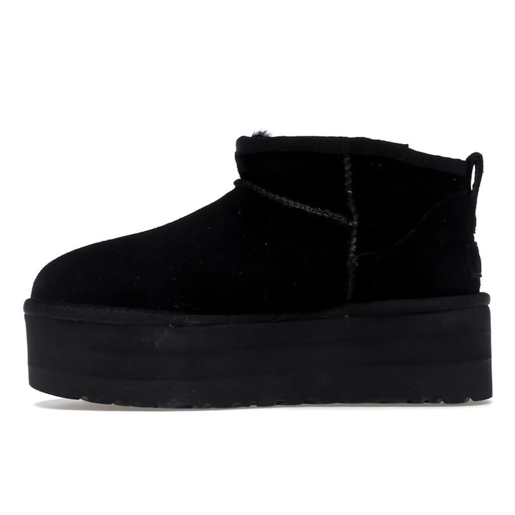 UGG  Classic Ultra Mini Platform Boot Black Women Sneakers 1135092-BLK